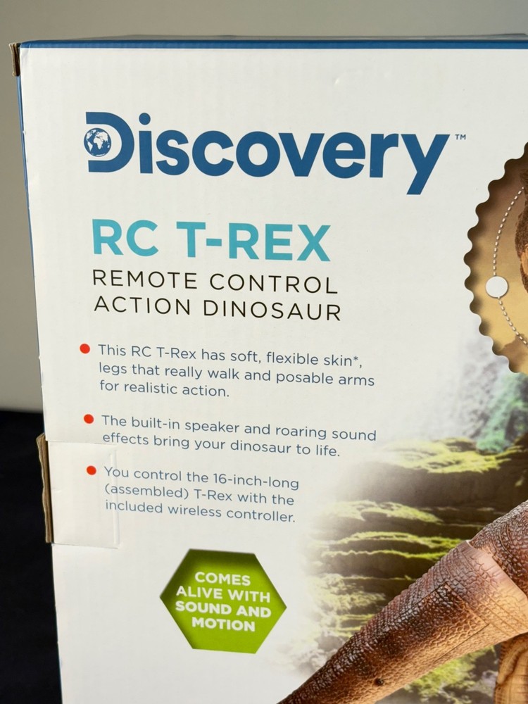 Discovery Remote Control T-Rex, Battery Operated.