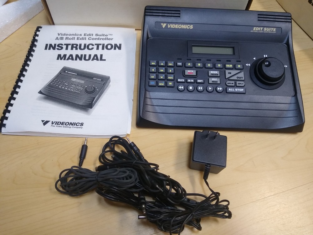 Videonics Edit Suite A/B Roll Edit Controller with Box, Cord, and Manual