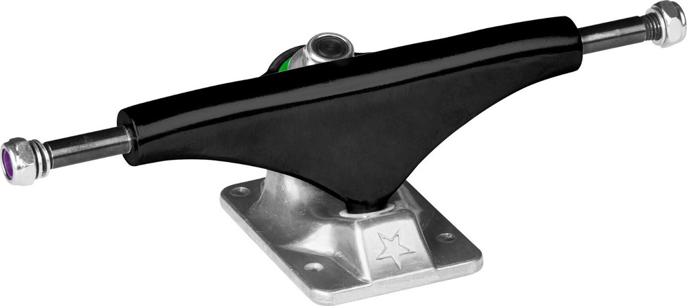 Mini Logo Split Trucks - 7.63" Black/Raw (Set of 2)