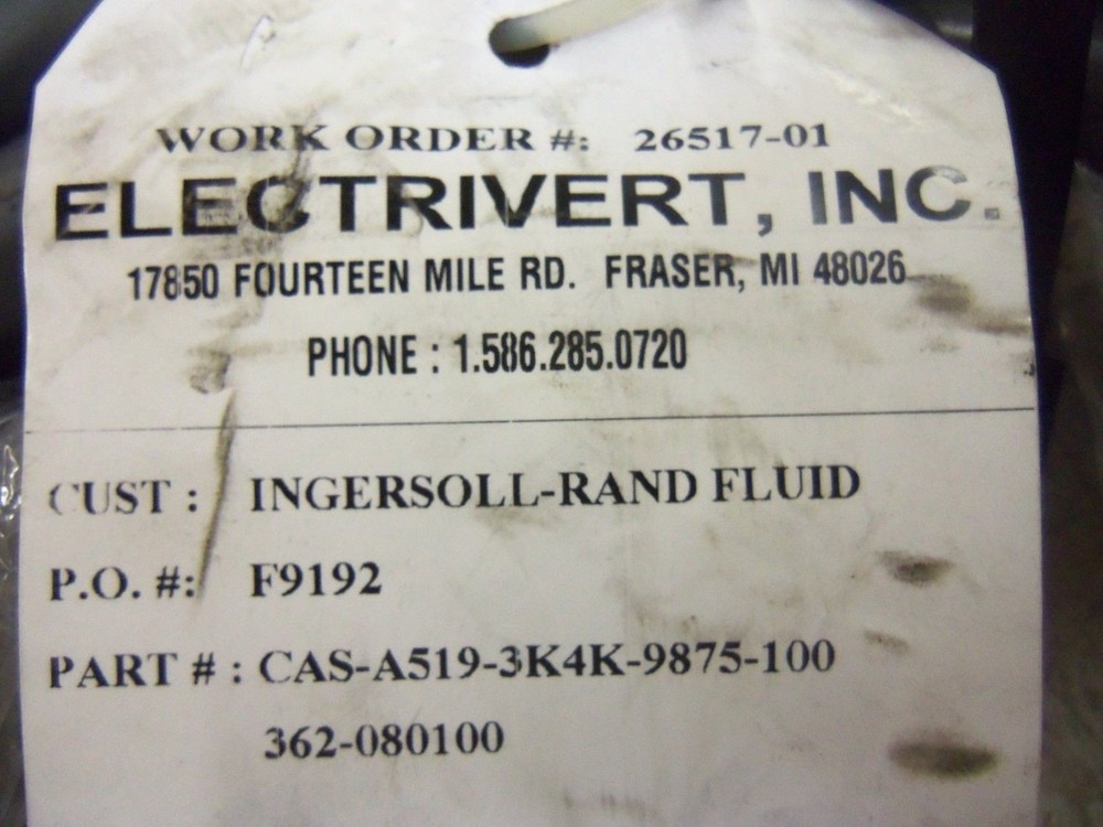 ELECTRIVERT CAS-A519-3K4K-9875-100 CABLE UNMP