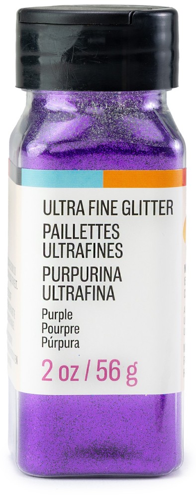 CousinDIY Extra Fine Glitter 2oz-Purple - 3 Pack