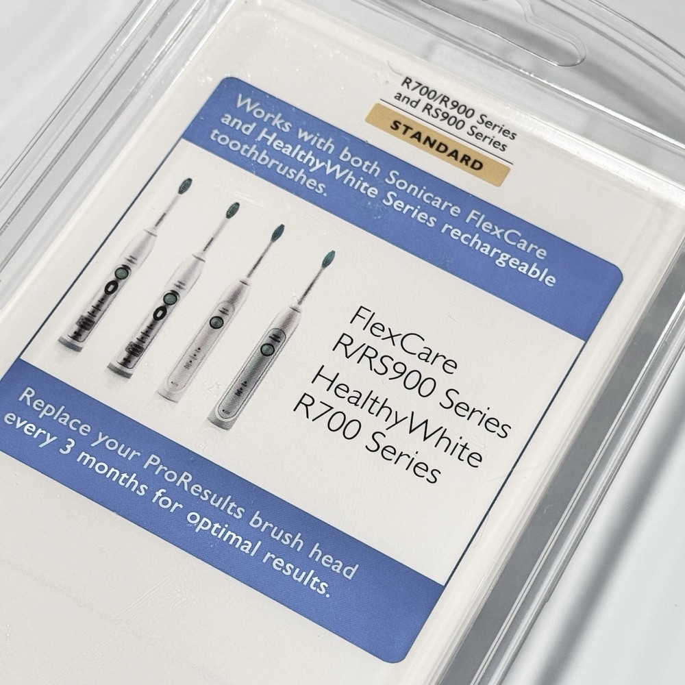 Genuine Philips Sonicare ProResults Replacement Tooth Brush Heads — 3-Pack