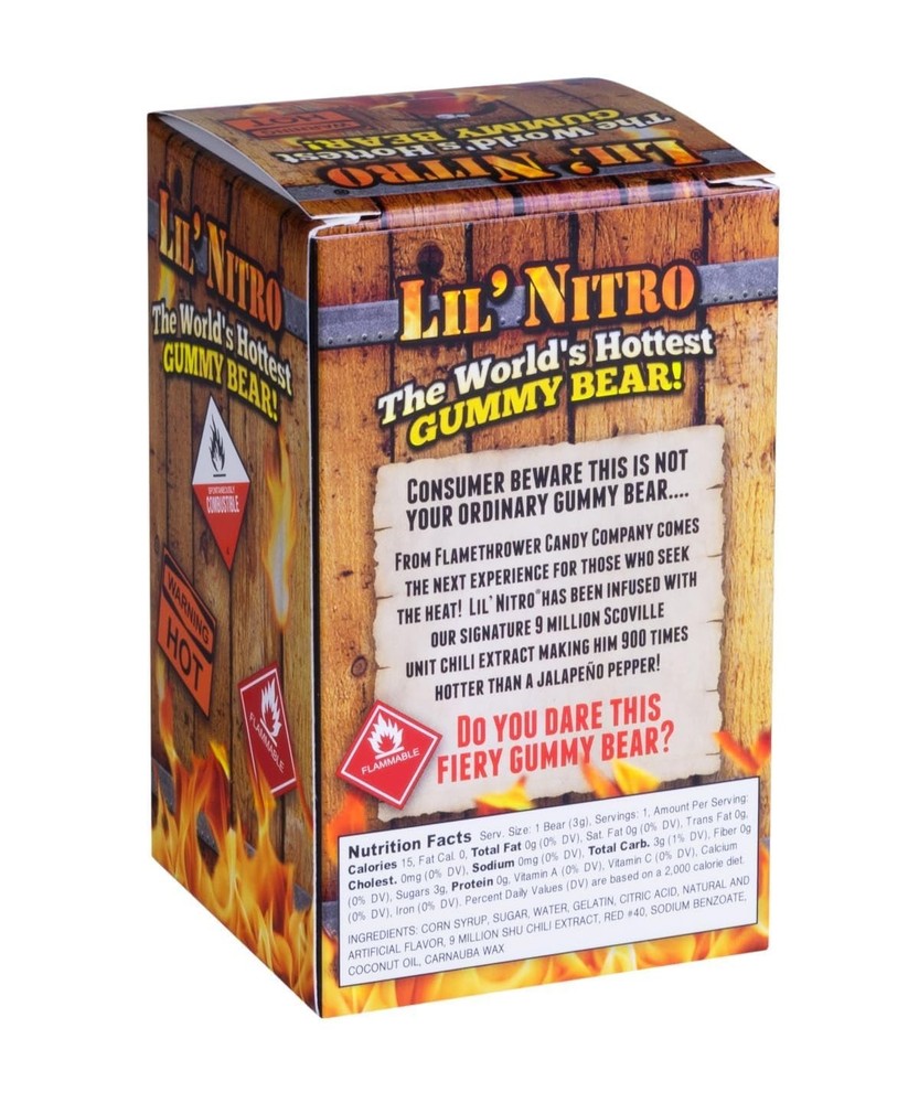 Lil' Nitro: The World's Hottest Gummy Bear, 2-Pack