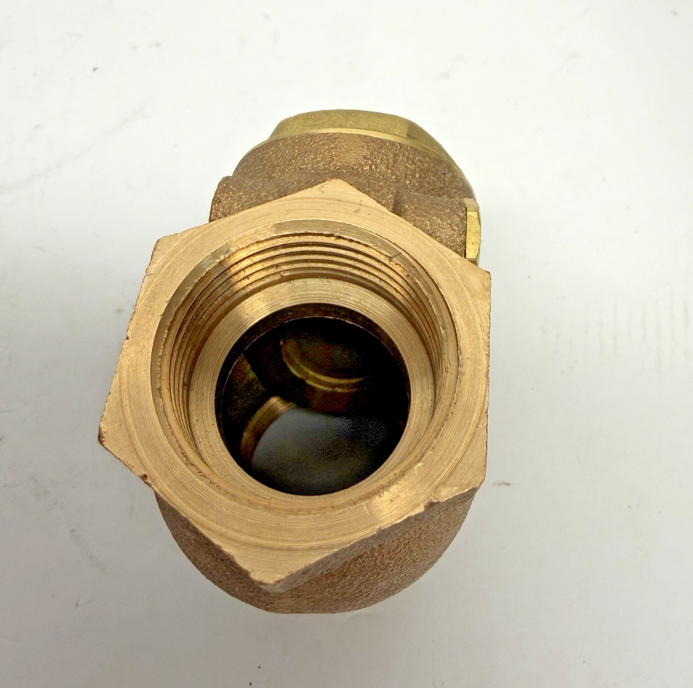 1" NPT BRASS CHECK VALVE