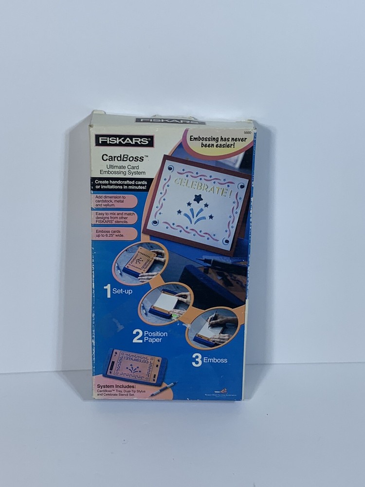 Fiskars Card Boss Ultimate Card Embossing System , missing stylus pen