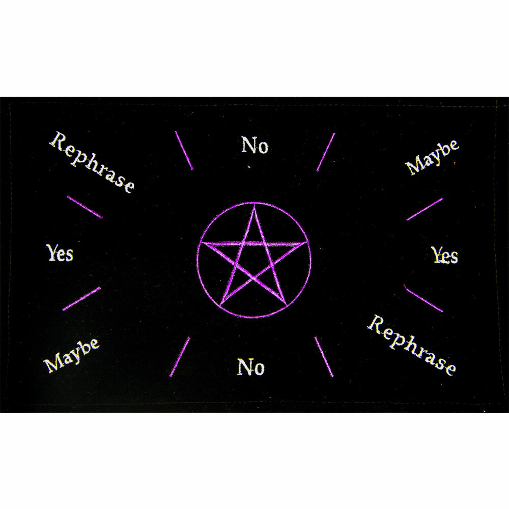 Pentacle Pendulum Mat with Colors, Kheops International
