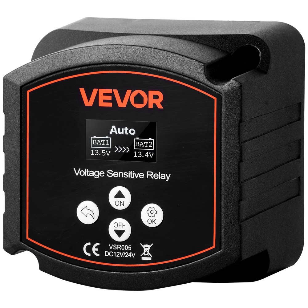 VEVOR Dual Battery Isolator Manual Automatic Voltage Sensitive Relay 12V 300 Amp