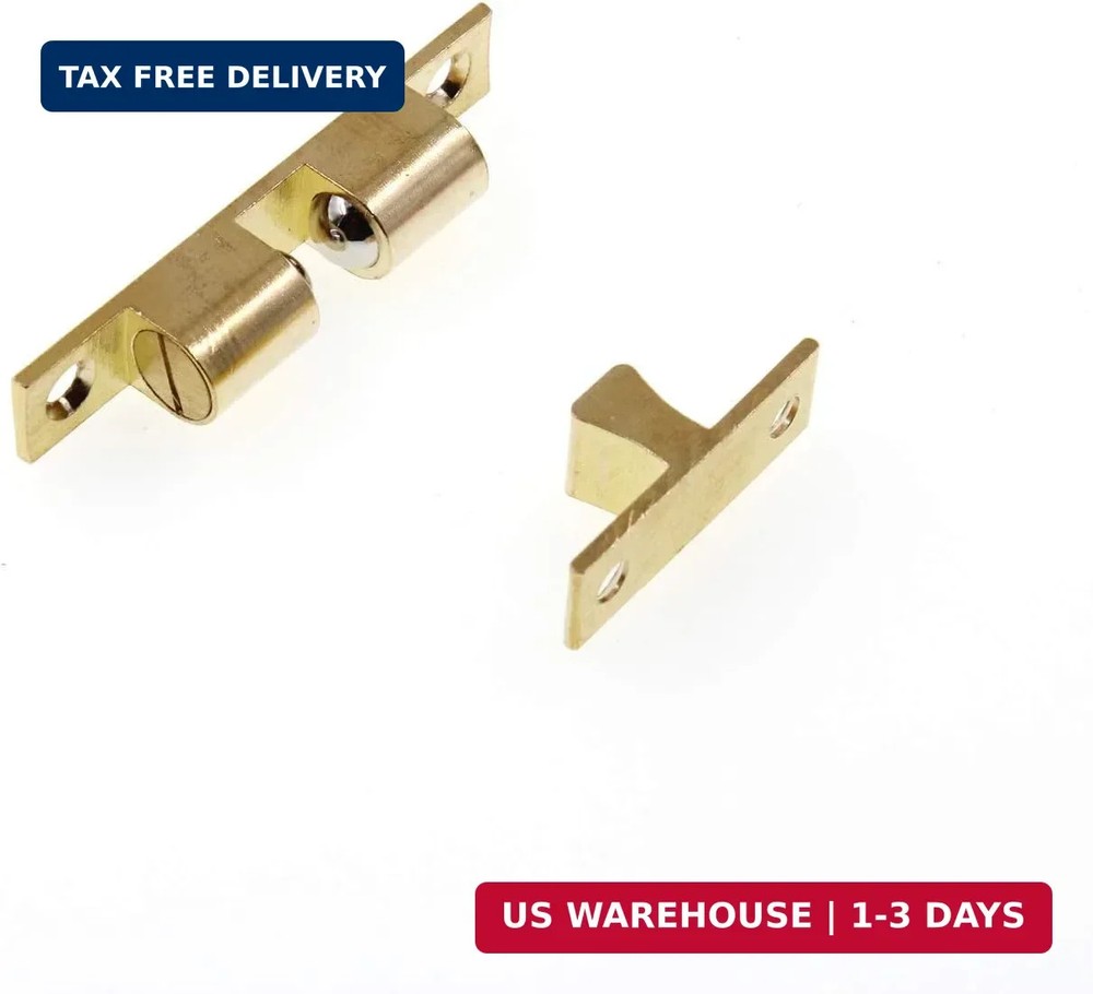 Solid Brass Magnetic Closet Door Catch Latch Hardware,Cabinet Cupboard Wardrobe