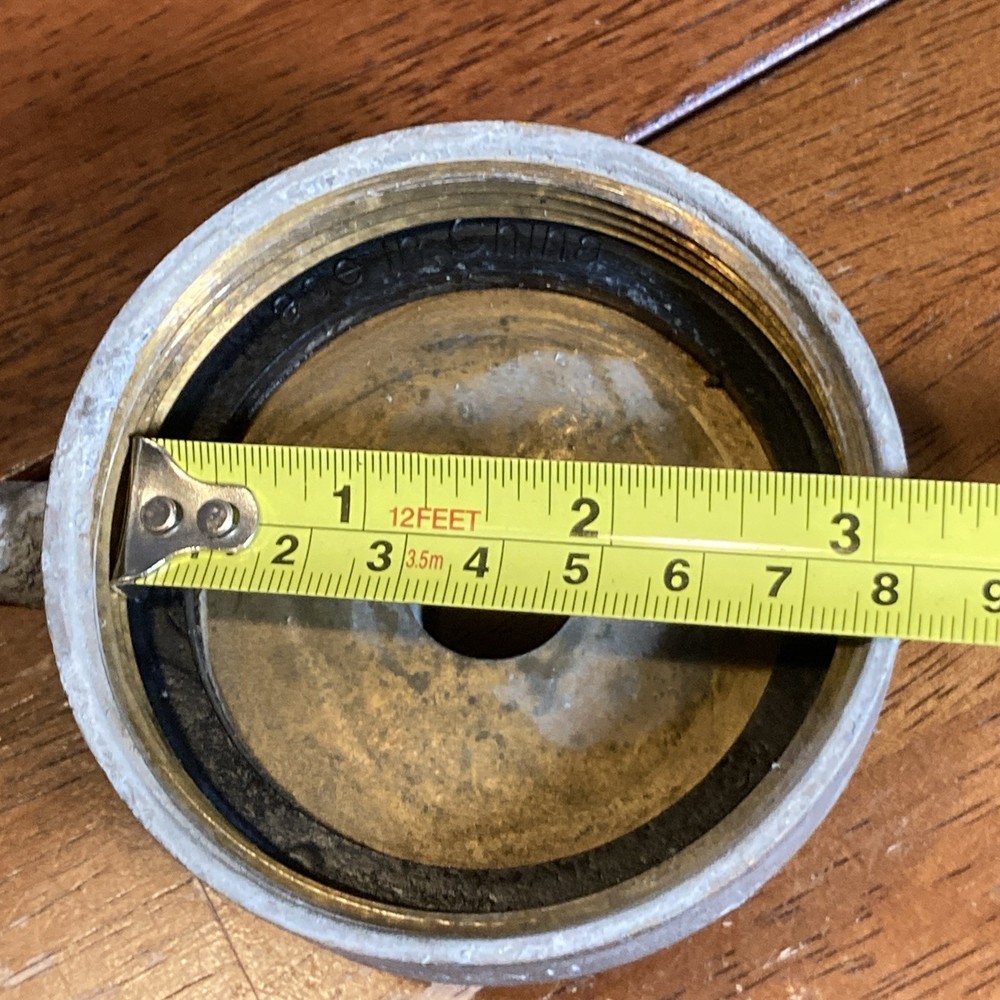 Used DIXON Solid Brass fire hydrant adapter Model HA2576