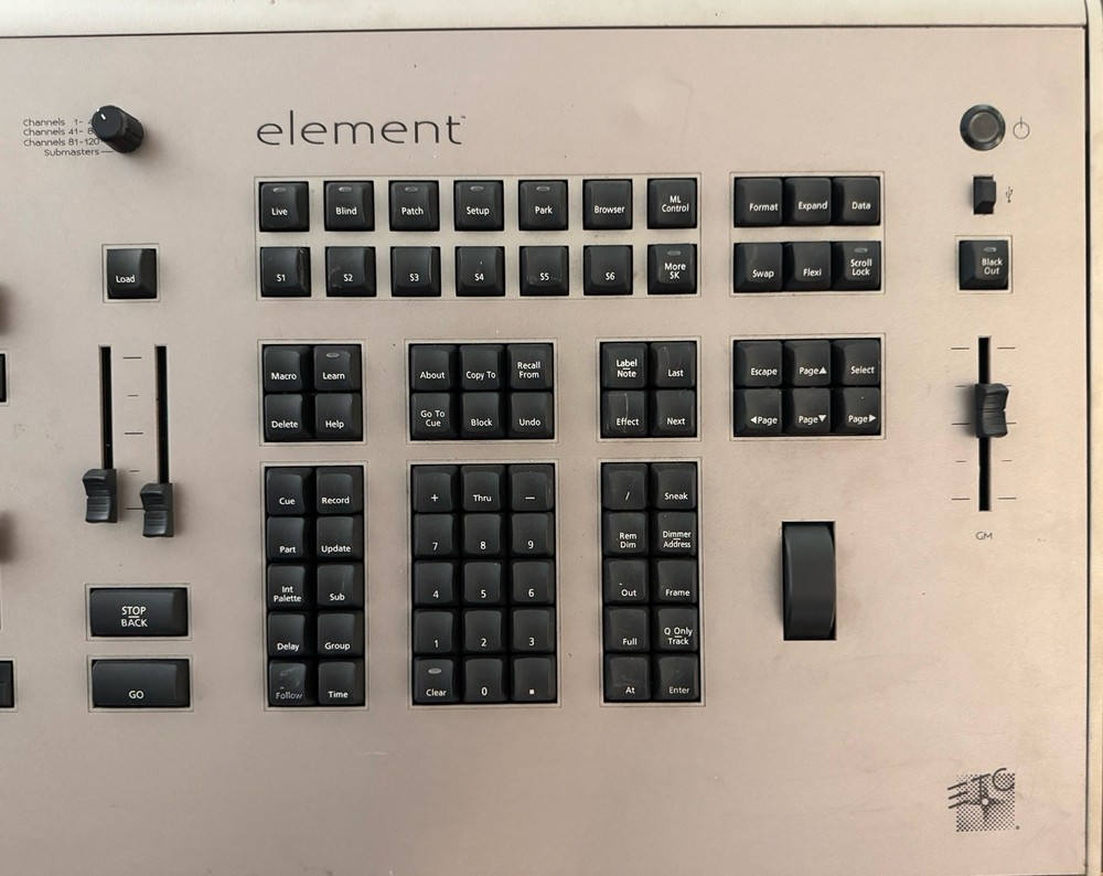 ETC Element 40 Theater Lighting Console - 250 Channel DMX
