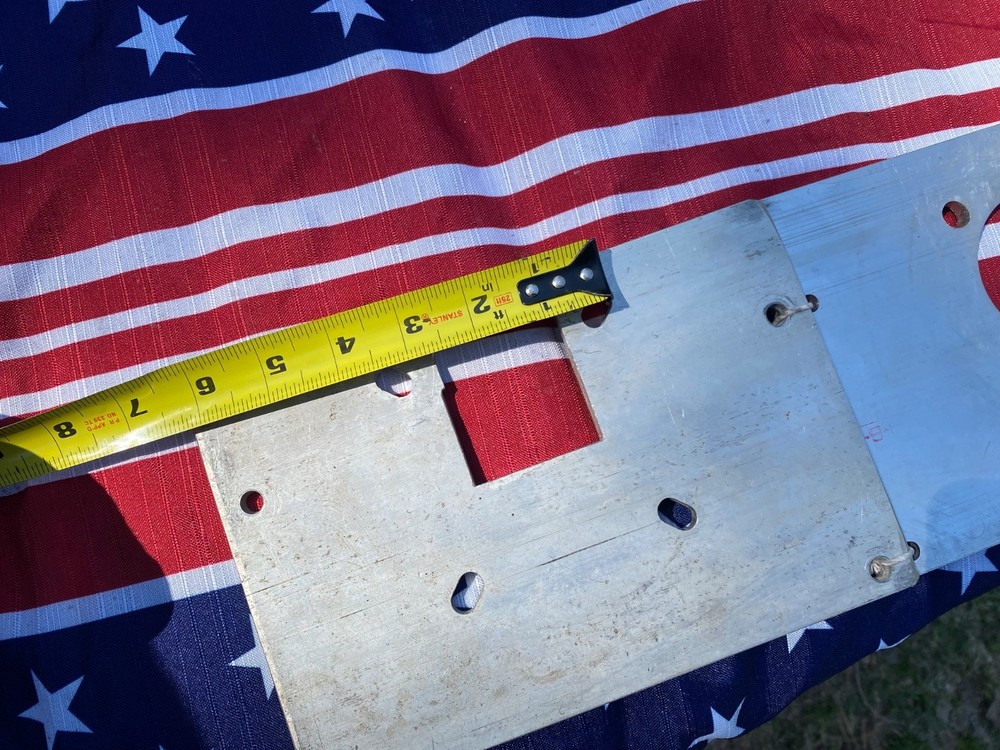 Antenna tower rotor Hazer plates custom bracket