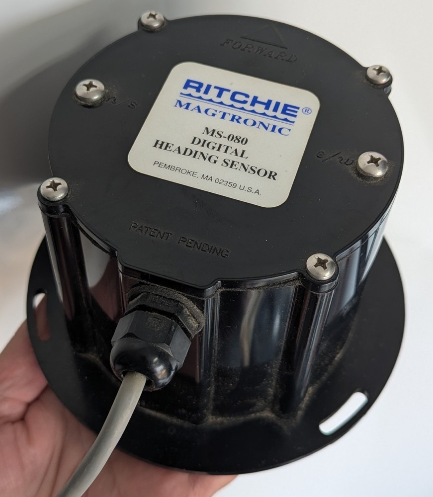 Ritchie Magtronic Compass Sensor MS-080 (serial data, 12V supply)