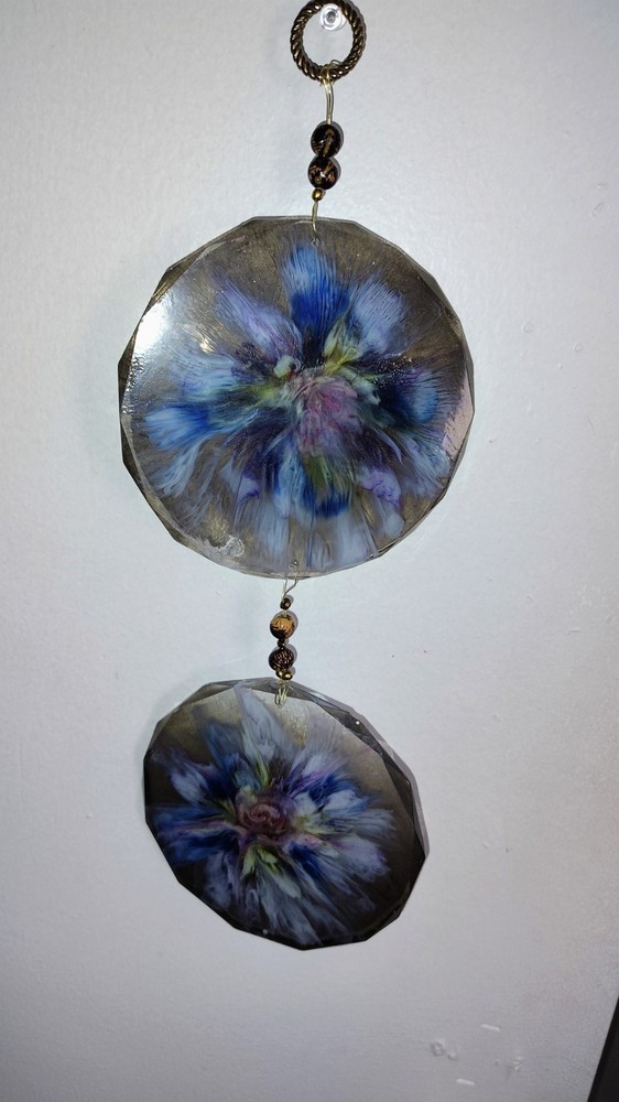 Handmade Resin Flower Wall Hanger