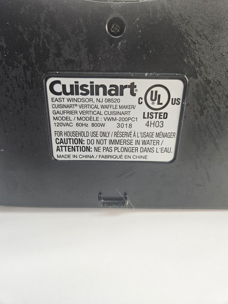 Cuisinart VWM-200PC1 Vertical Belgian Waffle Maker
