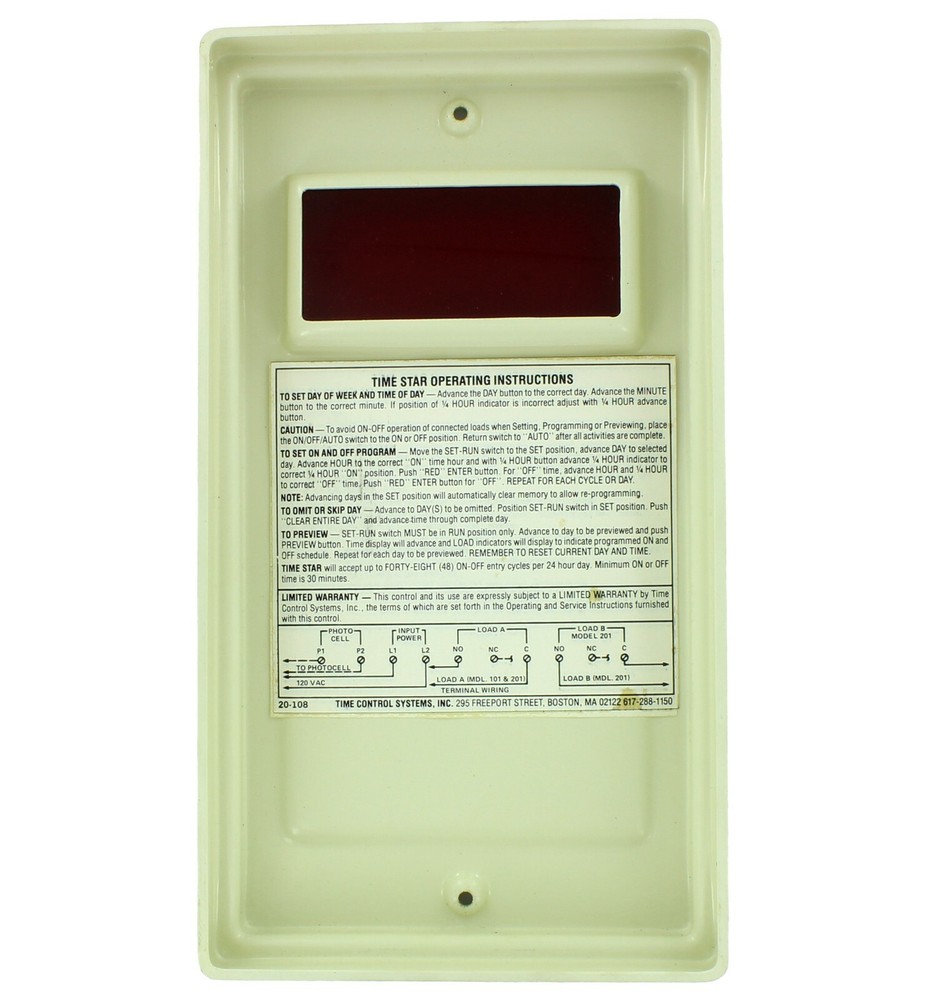 1 Pc TIME STAR 101PC Digital Time Switch Automatic Solid State Timer New