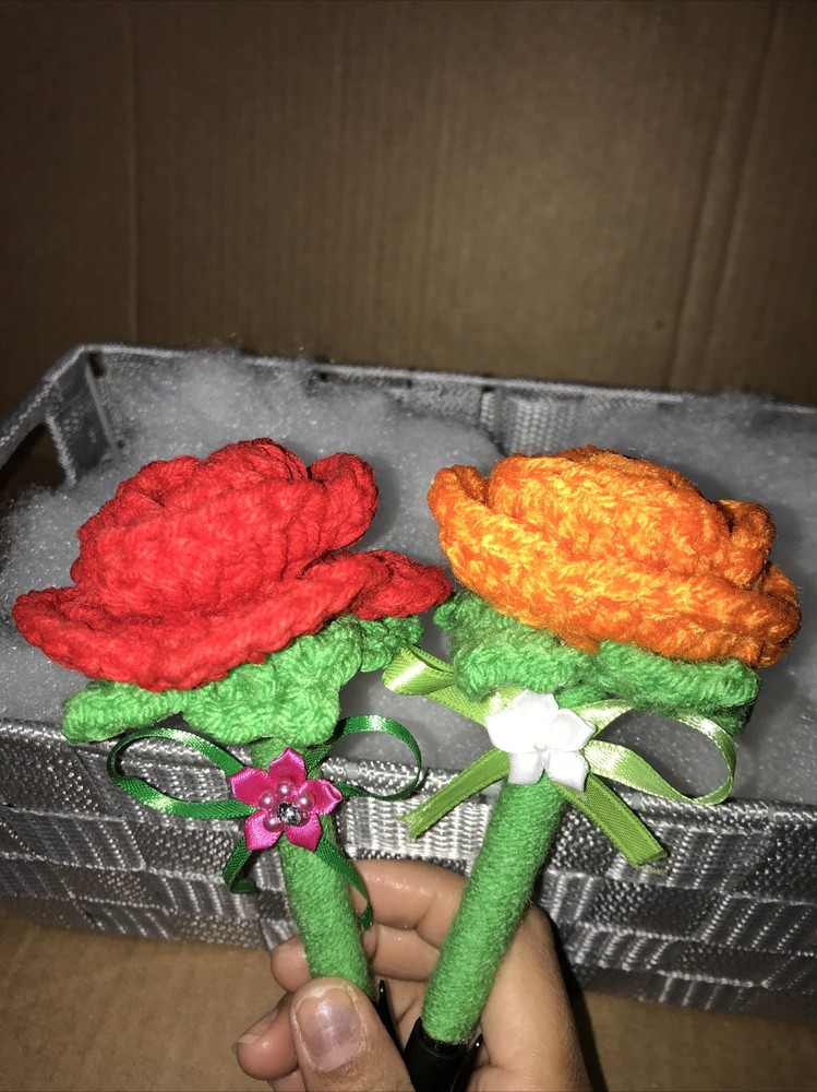  Flower Pen Handmade Crochet