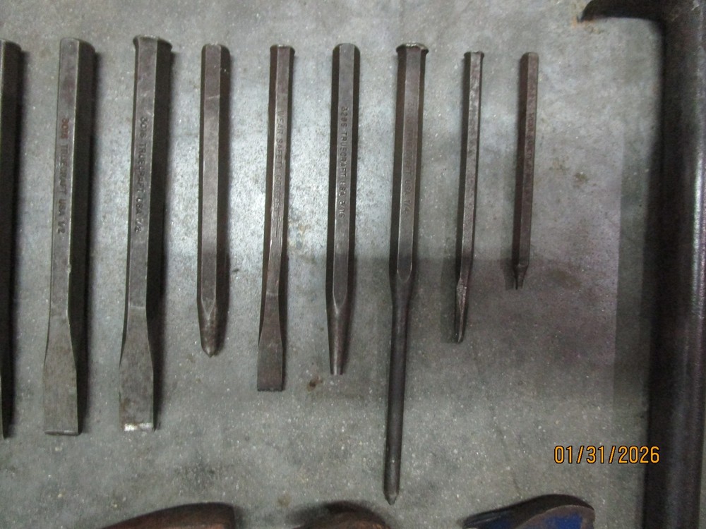 Lot USA Punches & Chisels