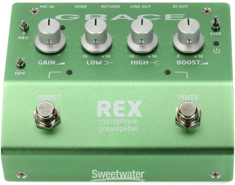 Grace Design REX Microphone Preamp Pedal with Boost
