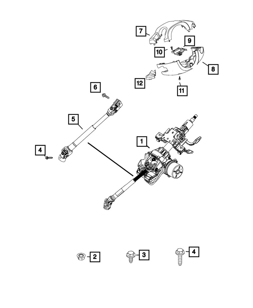 Genuine Mopar Screw 68202172AA