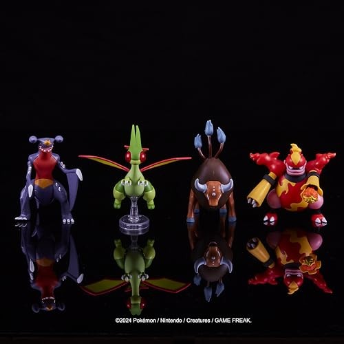 Pokemon Battle Feature Figure 4 Pack - Features Four 4.5-Inch 11,5 cm, Multi
