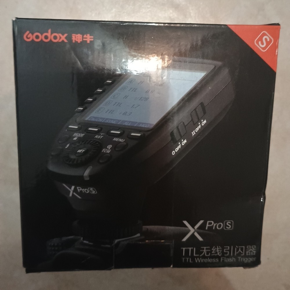 Godox X Pro S Black TTL Wireless Flash Trigger