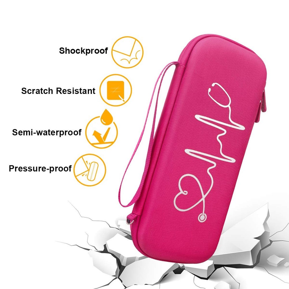 BOVKE Stethoscope Case Littmann Classic III Raspberry