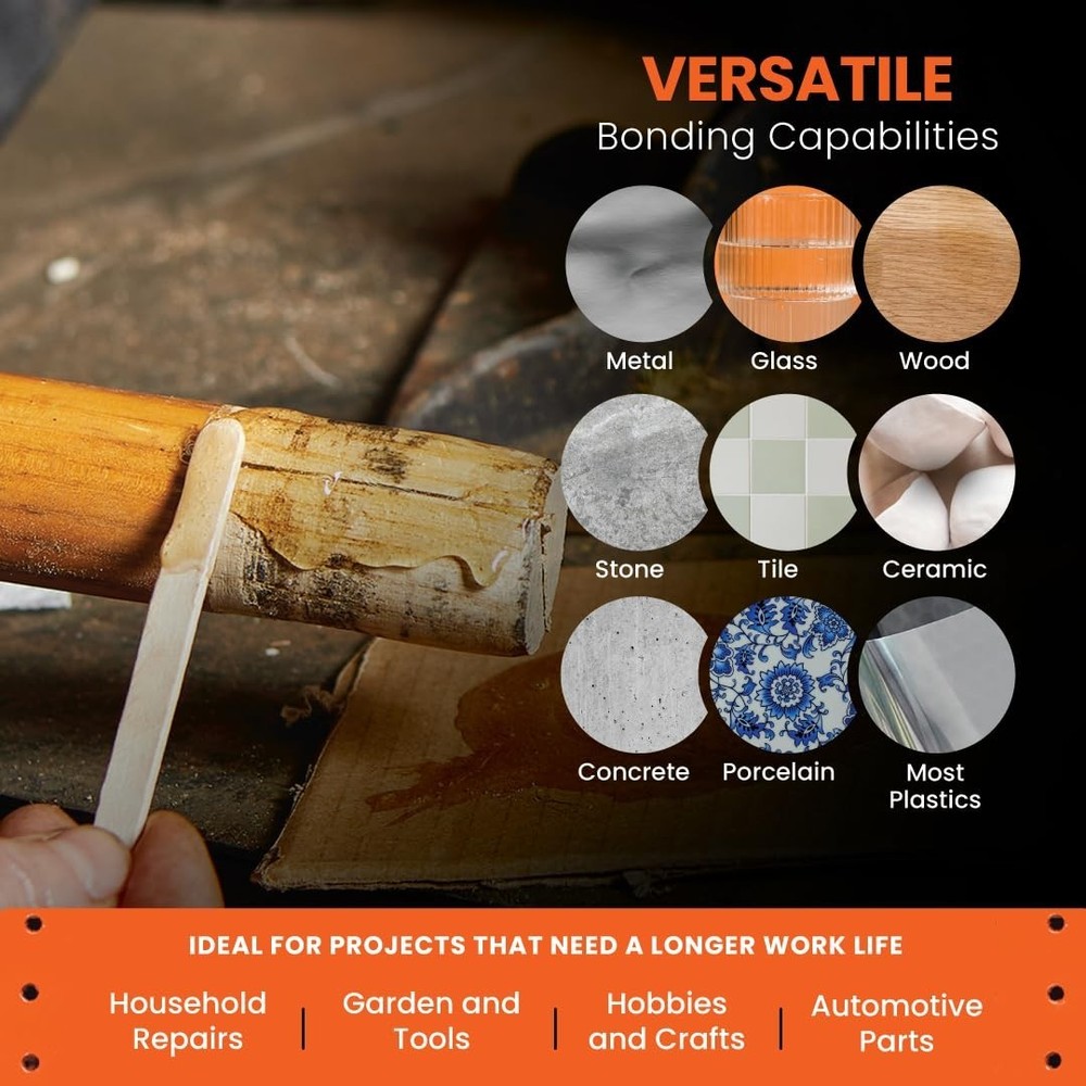 Brampton Impact-Resistant 2-Part Epoxy - 20 Min Work Life, Multi-Surface Use