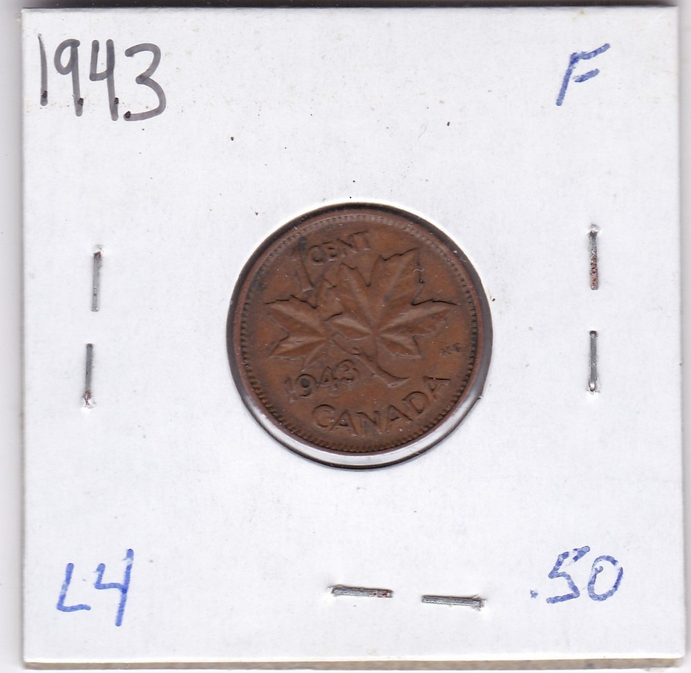 1943 Canada One Cent L4