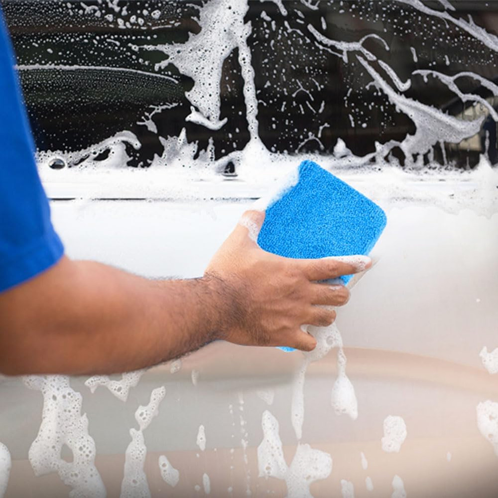 Microfiber Car Applicator Pads 8 Pack 5"x3" Wax Polish Sponge