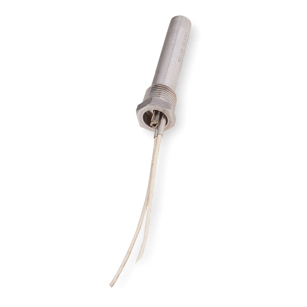 VULCAN 1C1B9 Cal-Stat Tstat,Pipe Thread,3in insertion 2E939