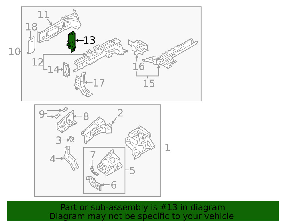 Genuine Mitsubishi Support Plate 5215A593