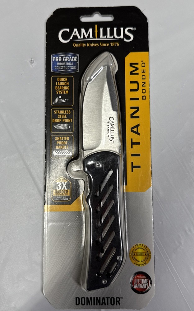Camillus Dominator Titanium Bonded Folding Knife - 19396
