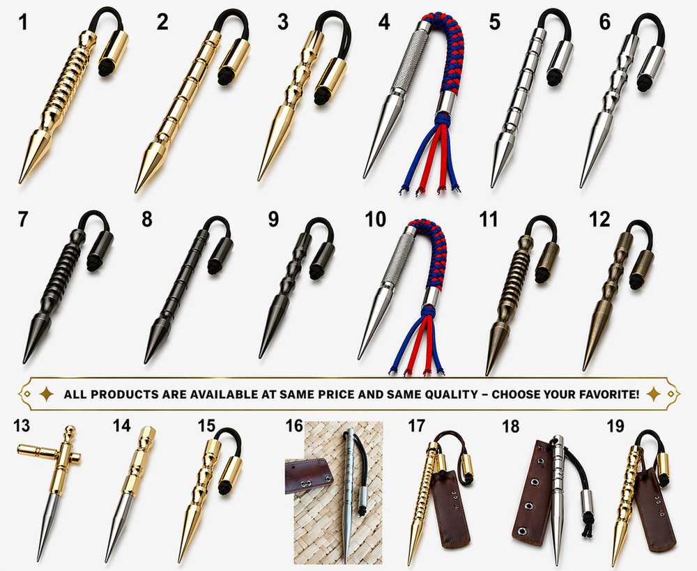 Marlin Spike Multifunctional EDC Brass Paracord Tool, Essential Tool