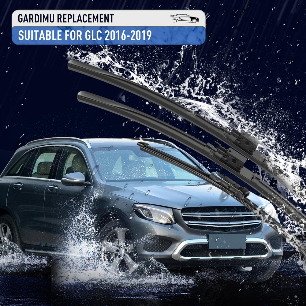 Windshield Wiper Blades Replacement for Benz GLC 20162019, 3 Pcs Set