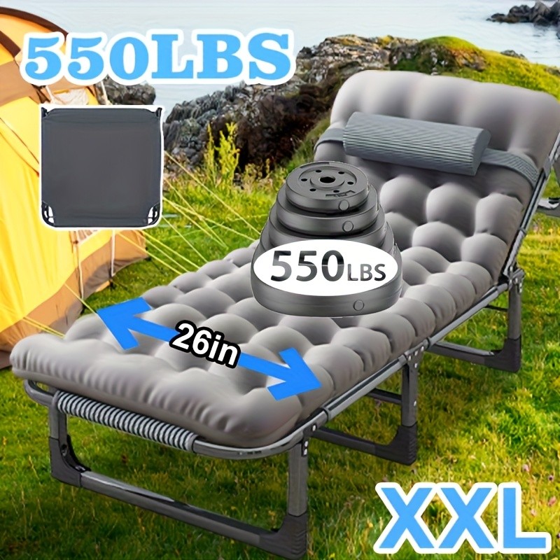 Portable Durable Foldable Single Bed with Comfort