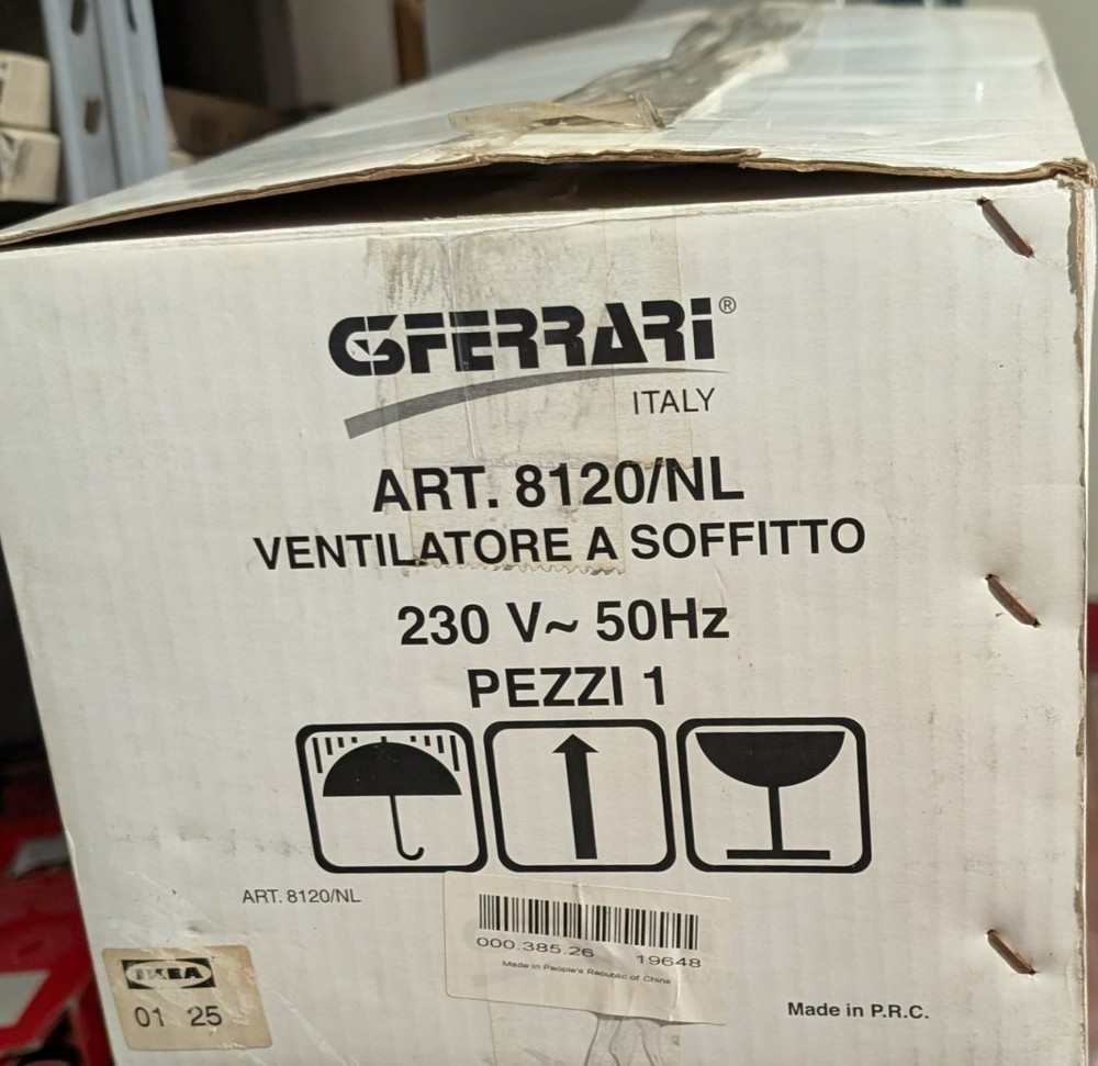 GS Ferrari Ceiling Fan New