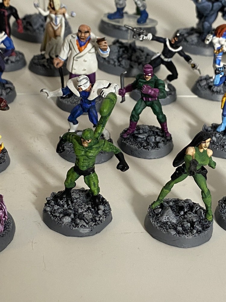 Marvel Superhero villian Custom painted miniatures Rare Wizkid E2