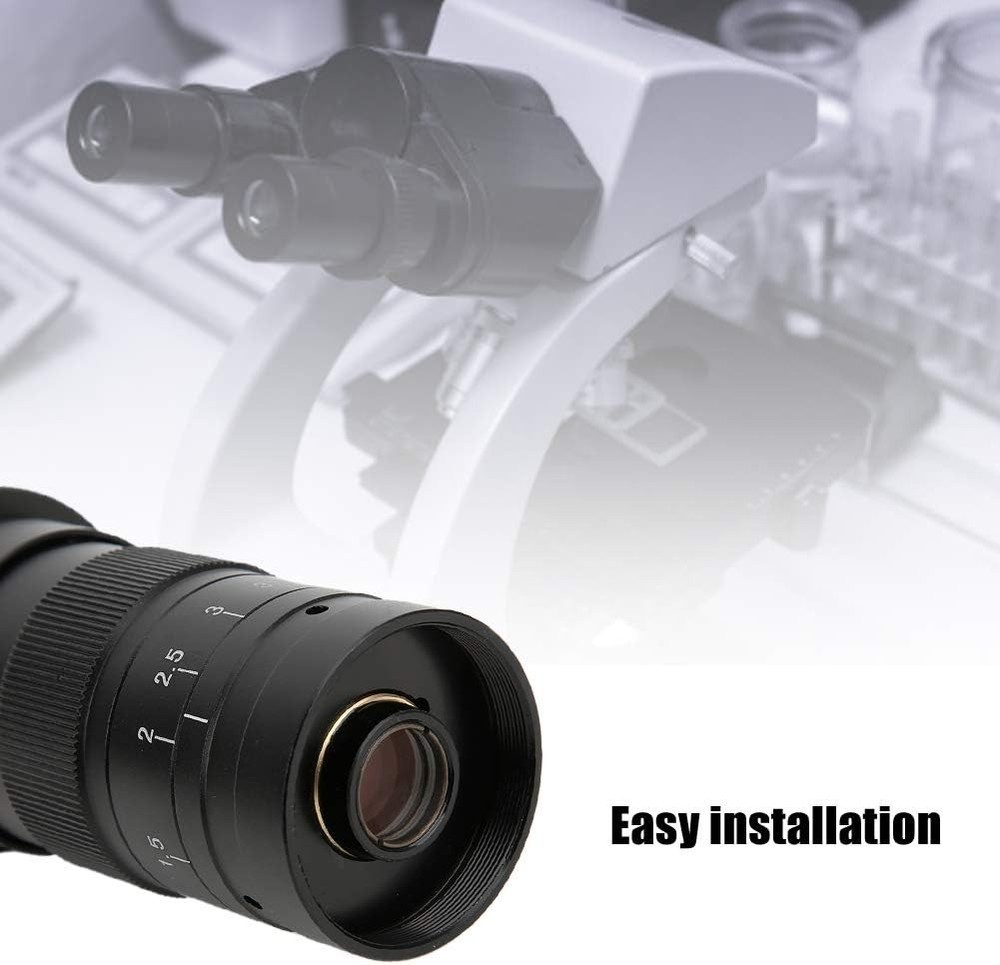 Oumefar 300X 25mm C-Mount Lens for Microscope Cameras