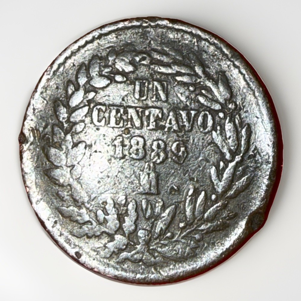 Mexico, Centavo, 1889 Mo, Fine Copper