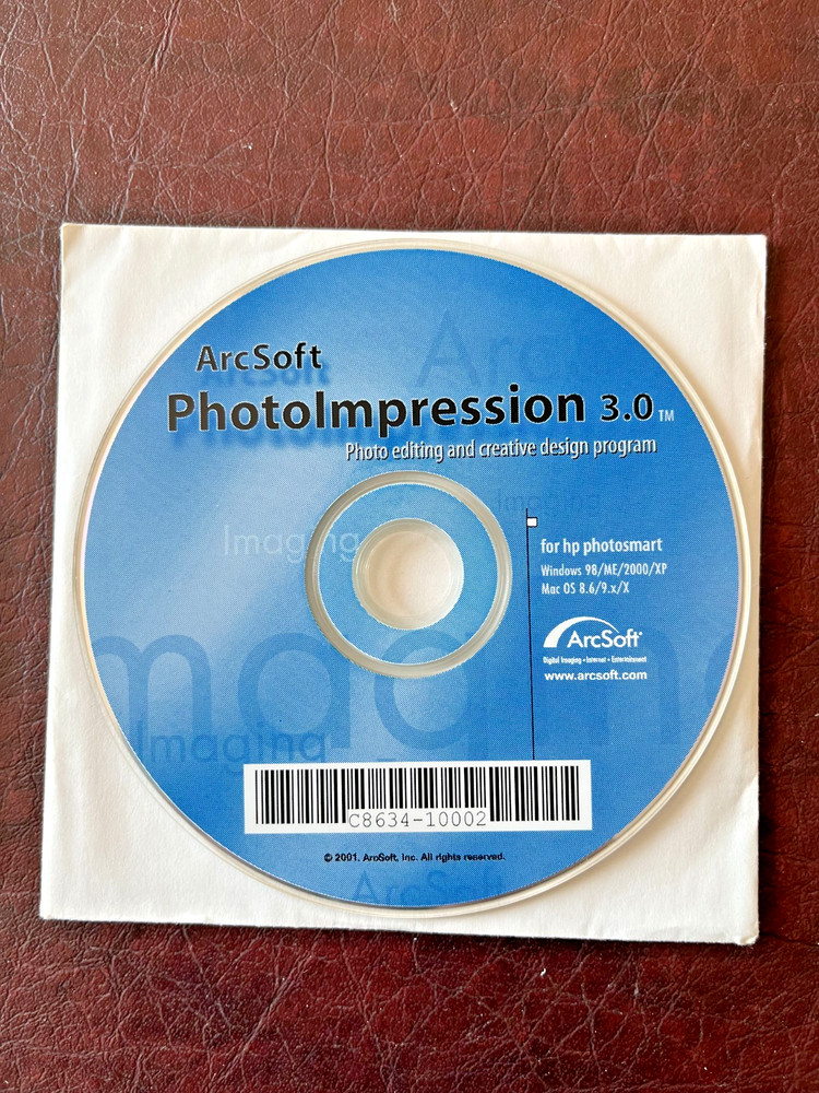 ArcSoft PhotoImpression 3.0 Photo Editing & Creative Design Program, CD