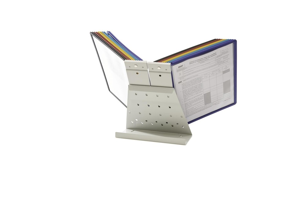 Durable VARIO 40 Pocket Desktop Reference System - Letter Size 20 Double-Side...