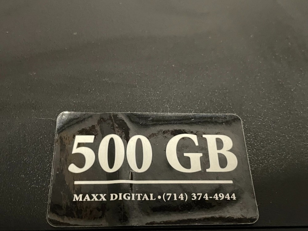 Digital Hard drive, MAXX 500 GB With Case, Adaptor