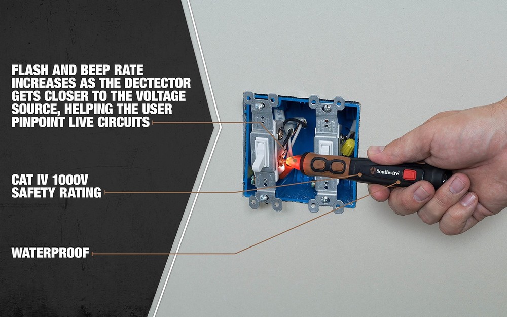Southwire Tester NCVD Advanced Dual - Visual & Audible AC One Size, Multi