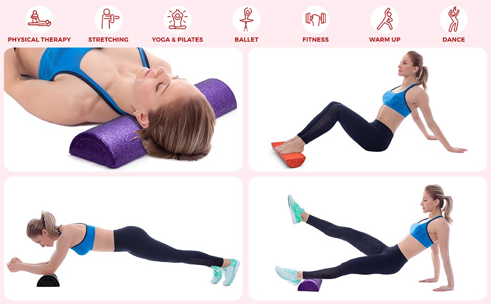 High-Density EPP Half Round Ba Roller Fo, Exercise Fo Roller