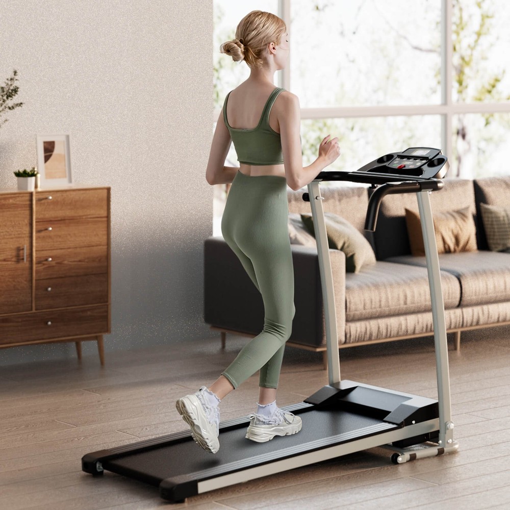 800W Foldable Treadmill Electric Motorized Power Home Workout Running Machine