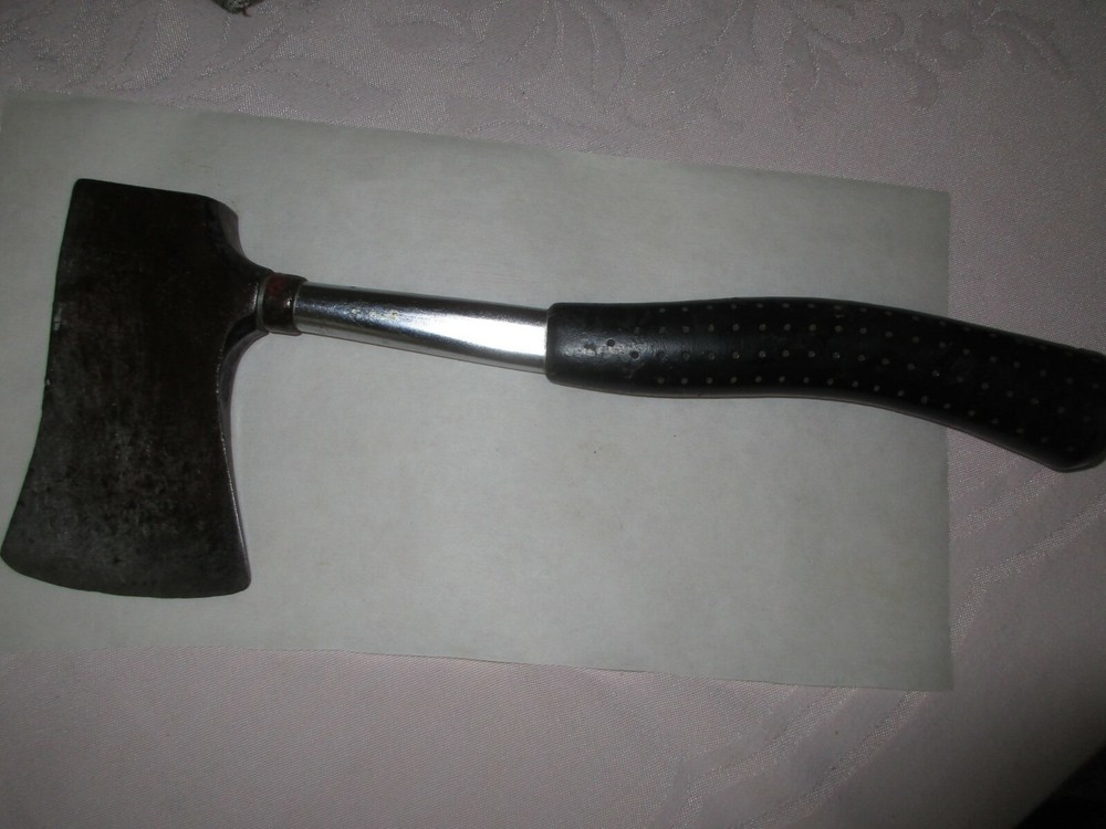Vintage Camp Hatchet - Rubber coated Handle