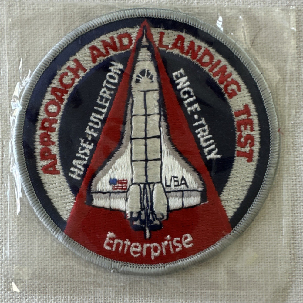 Space Shuttle Enterprise Approach Test NASA Patch Haise Fullerton Engle Truly