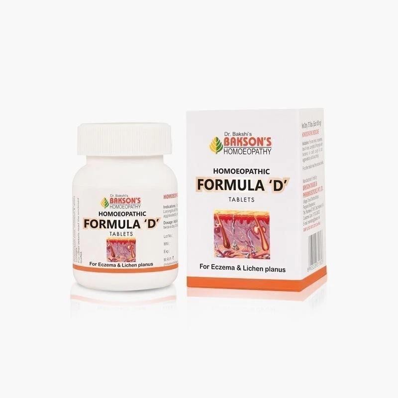 Bakson Homeopathic Formula D Tablets, Best Homeopathic Tablets