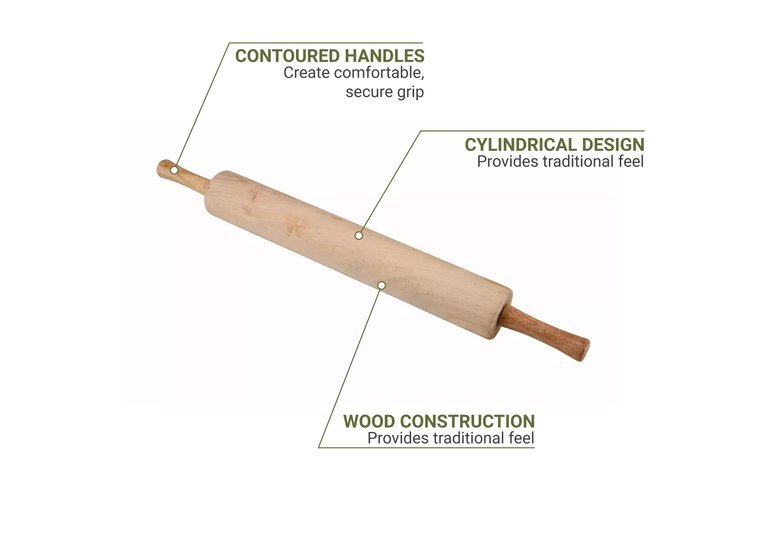 Rolling Pin Wooden, 15"