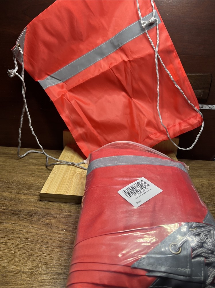 Drawstring Backpack Bag for Sports Polyester RED NEW 25Pk